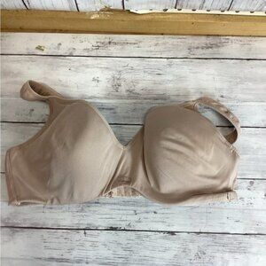 Goth y2k indie normcore gorpcore fisherman Women’s tan Izod straps 40D bra